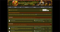 Desktop Screenshot of forums.dragontavern.com