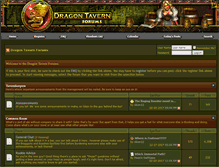 Tablet Screenshot of forums.dragontavern.com